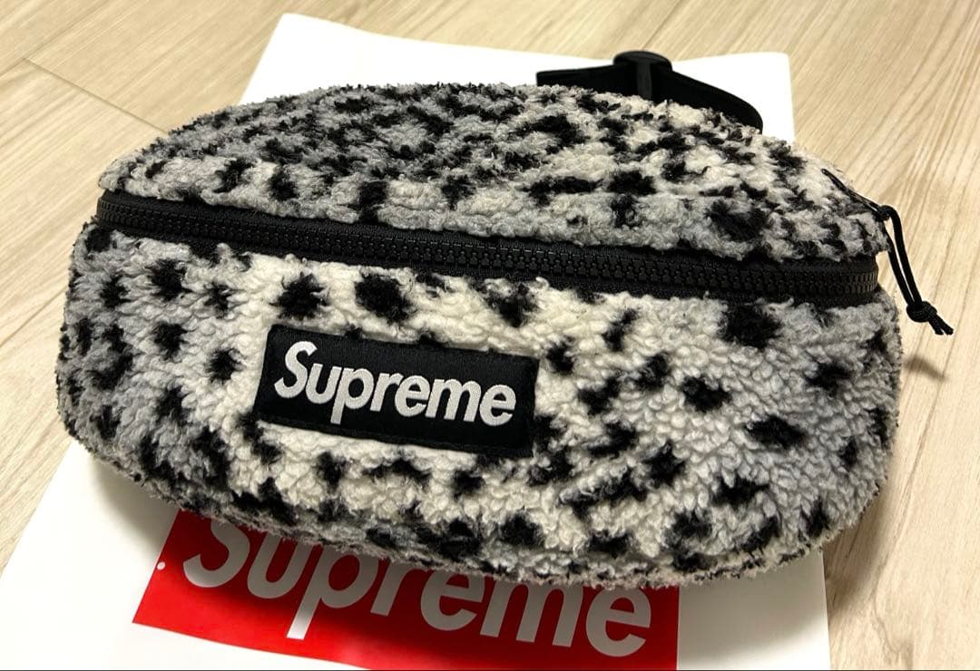 24H以内発送 完売品 17fw Leopard Fleece WaistBag