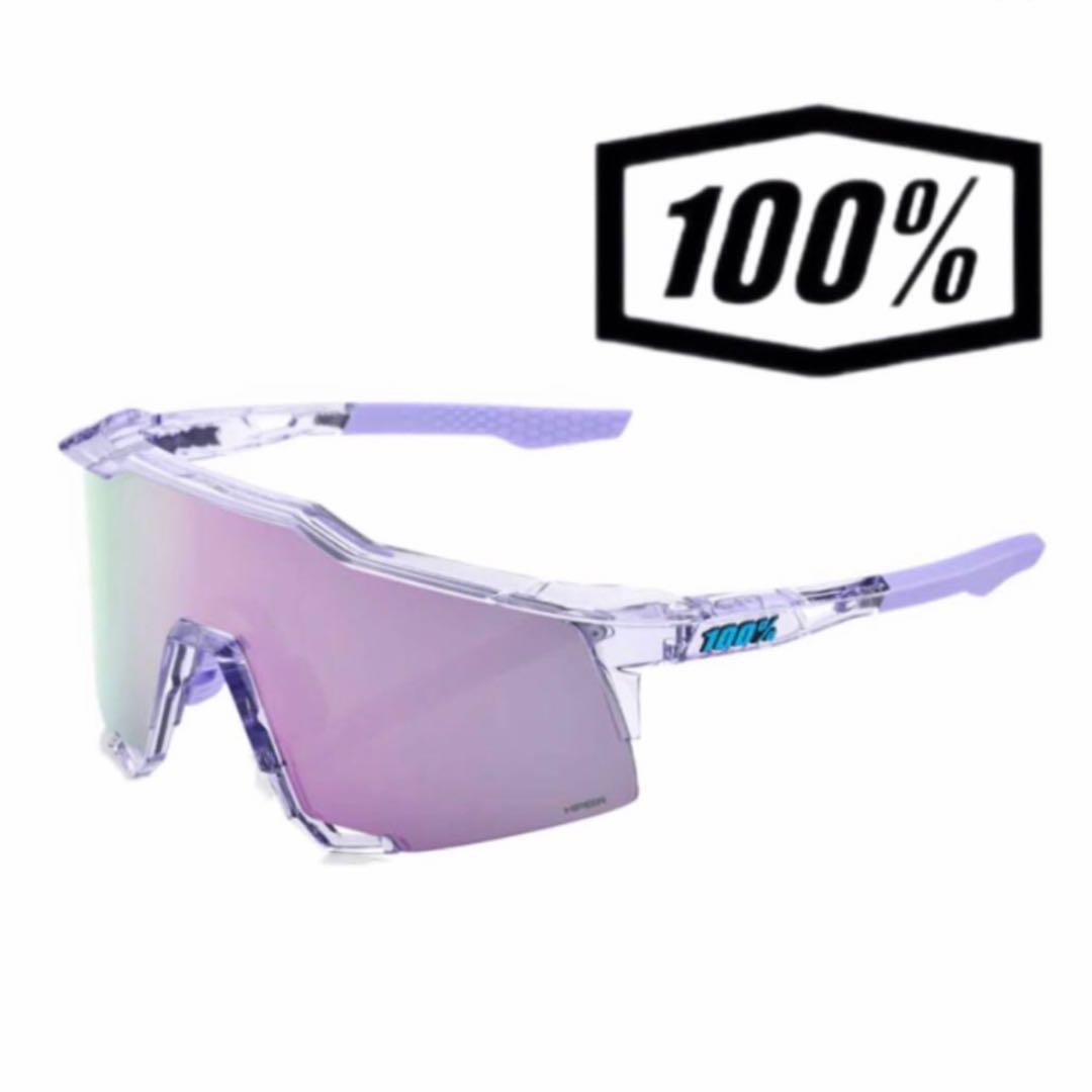 100% ワンハンドレッド サングラス Speedcraft Lavender 100%（ワンハンドレッド）サングラス SPEEDCRAFT/Polished Translucent