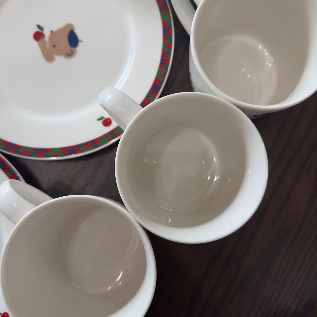 ファミリア 70周年 プレート ボウル カップ 食器 チェック