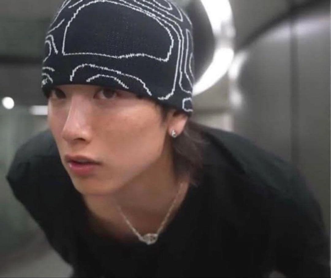 armarex トポグラフィックデザイン ニット帽