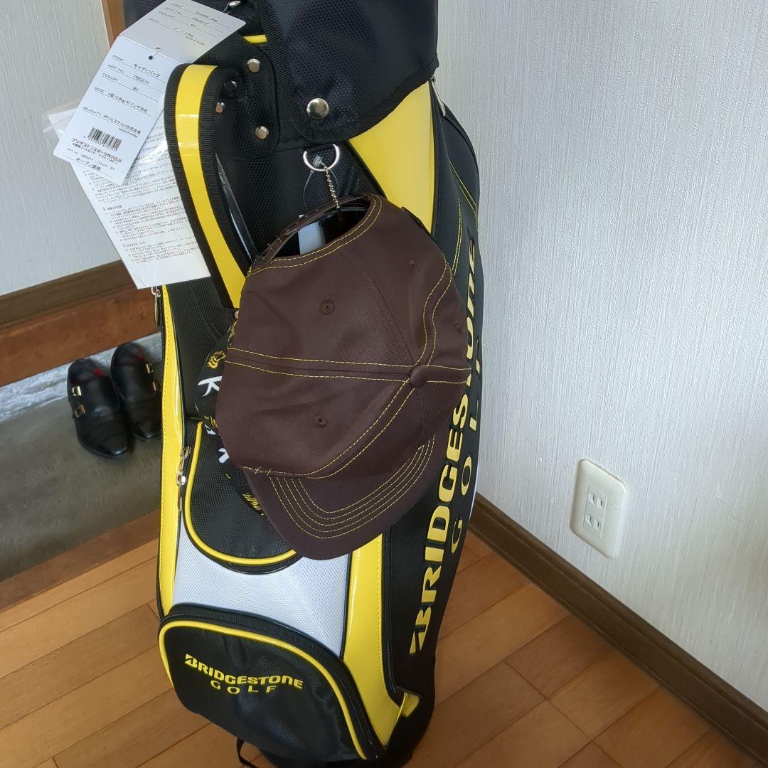 コ*ラ様 ブリヂストン キャディバッグ CBG07Y 黒/黄 - ゴルフバッグ