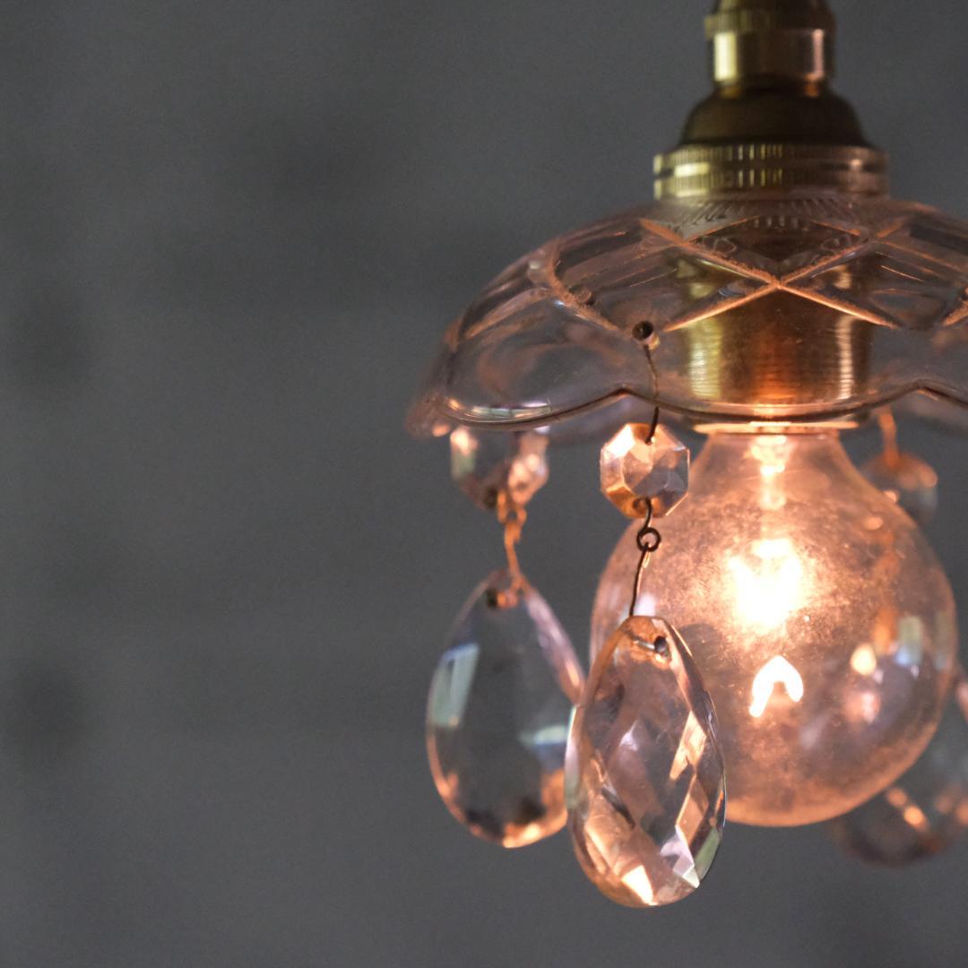 フランスアンティーク ミニシャンデリア カフェ アトリエ照明