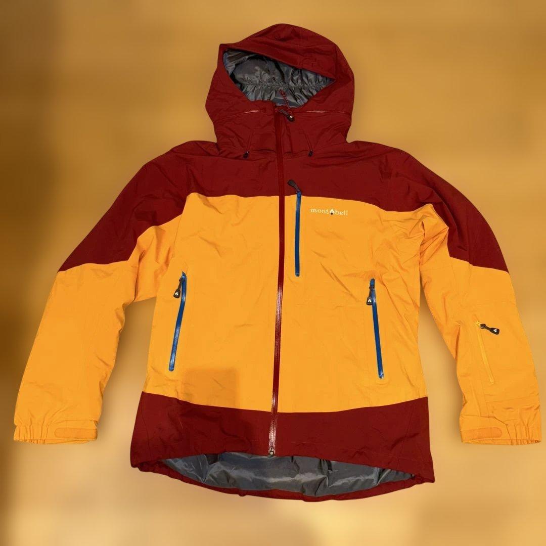 mont-bell フード付きスキーウェア XL mont-bell フード付きスキーウェア XL モンベルXLスノボー スキー