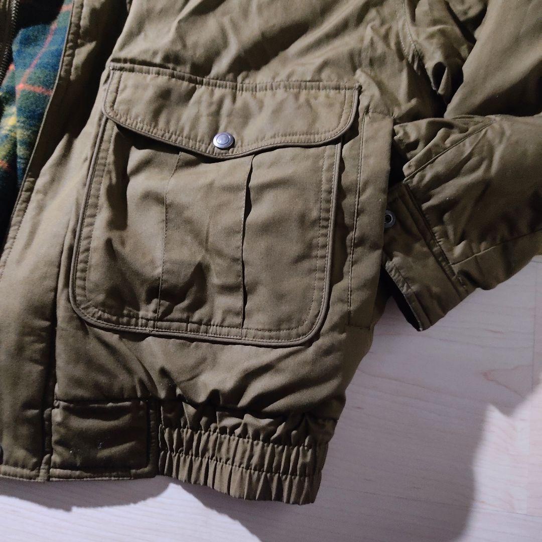 希少レア】90s ボンバー 短丈 中綿 フライト ジャケット カーキ