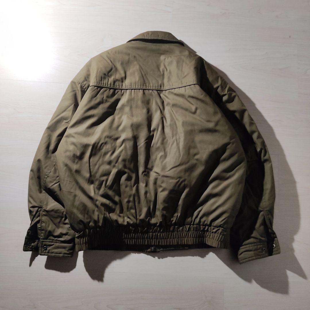 希少レア】90s ボンバー 短丈 中綿 フライト ジャケット カーキ