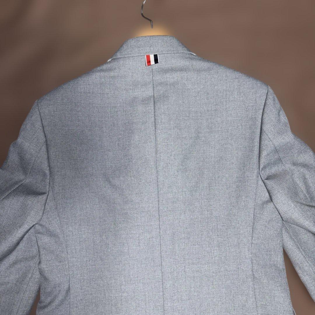 THOMBROWNE.NEWYORKグレー チェスターコート サイズ 00