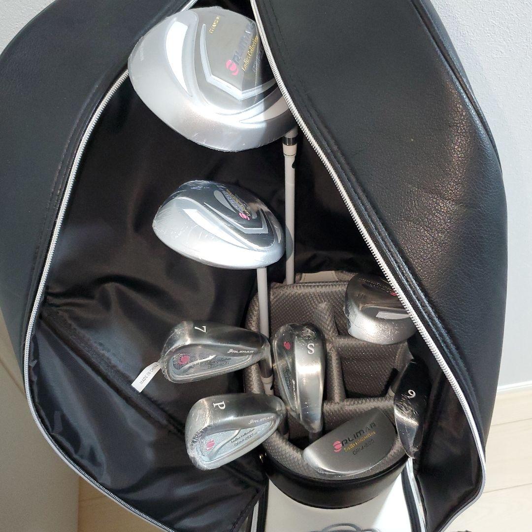 ⭐レディースORLIMARキャディバッグ、ゴルフクラブ未開封ラップ付き8本