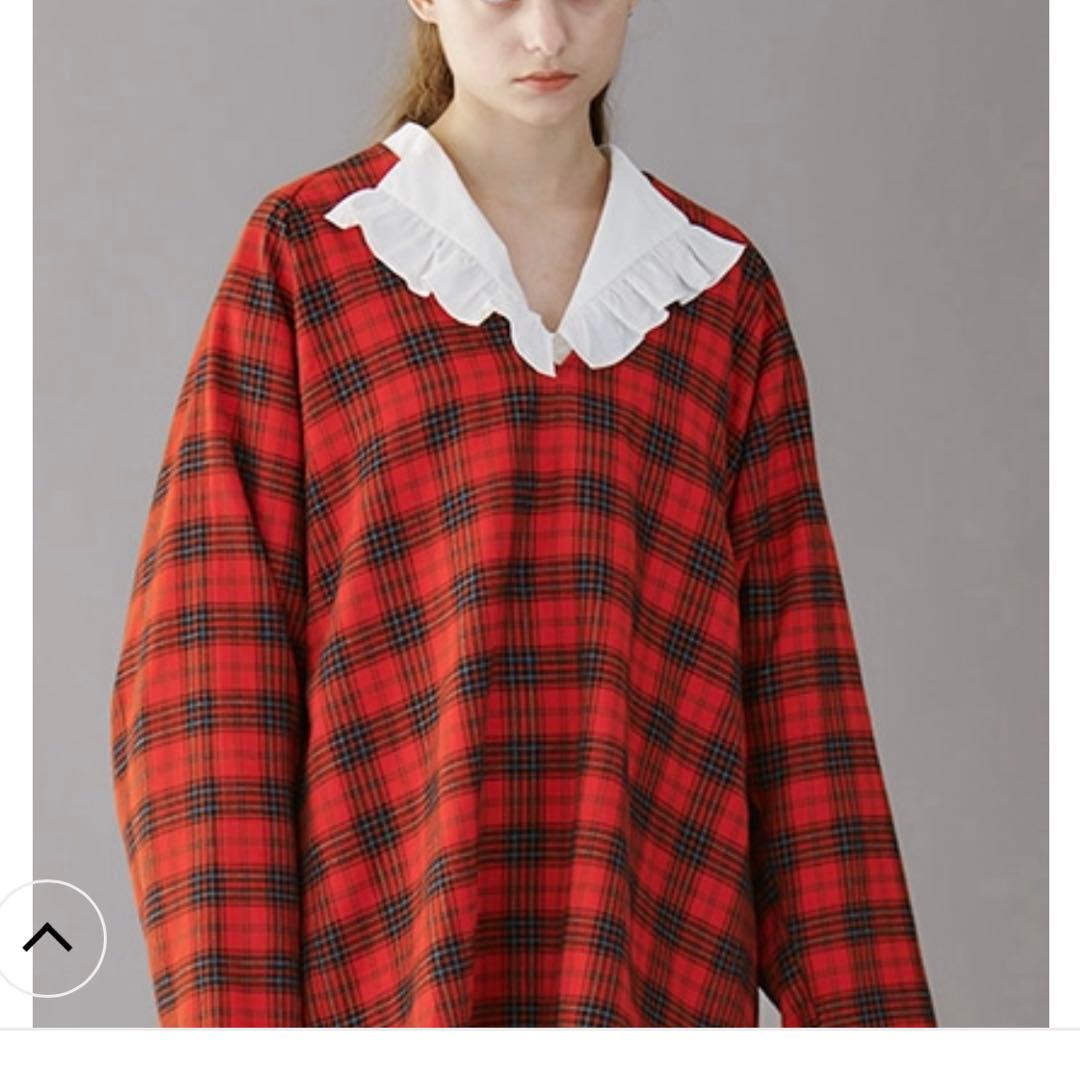 Rhodo lirioN ロドリリオン VNECK PULLOVER CHECK 最 安値 で