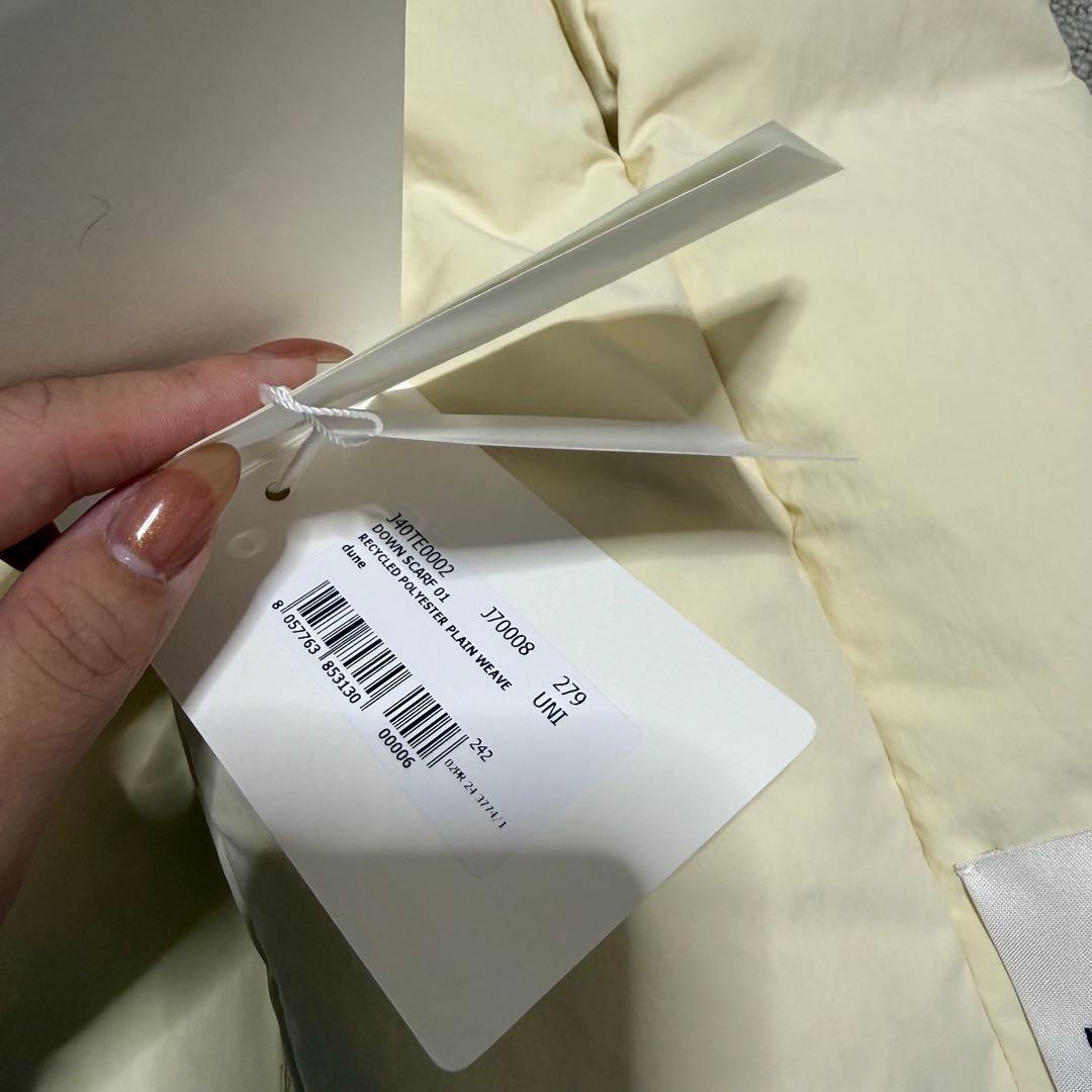 JIL SANDER DOWN SCARF 01 DUNE 最終価格 - メルカリ