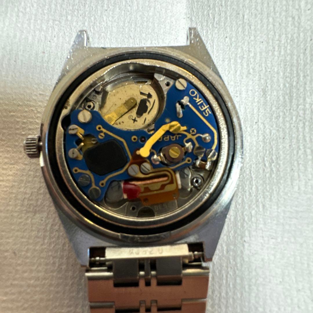 SEIKO キングクォーツ 稼動品 美品 特殊ブルー文字盤 - メルカリ