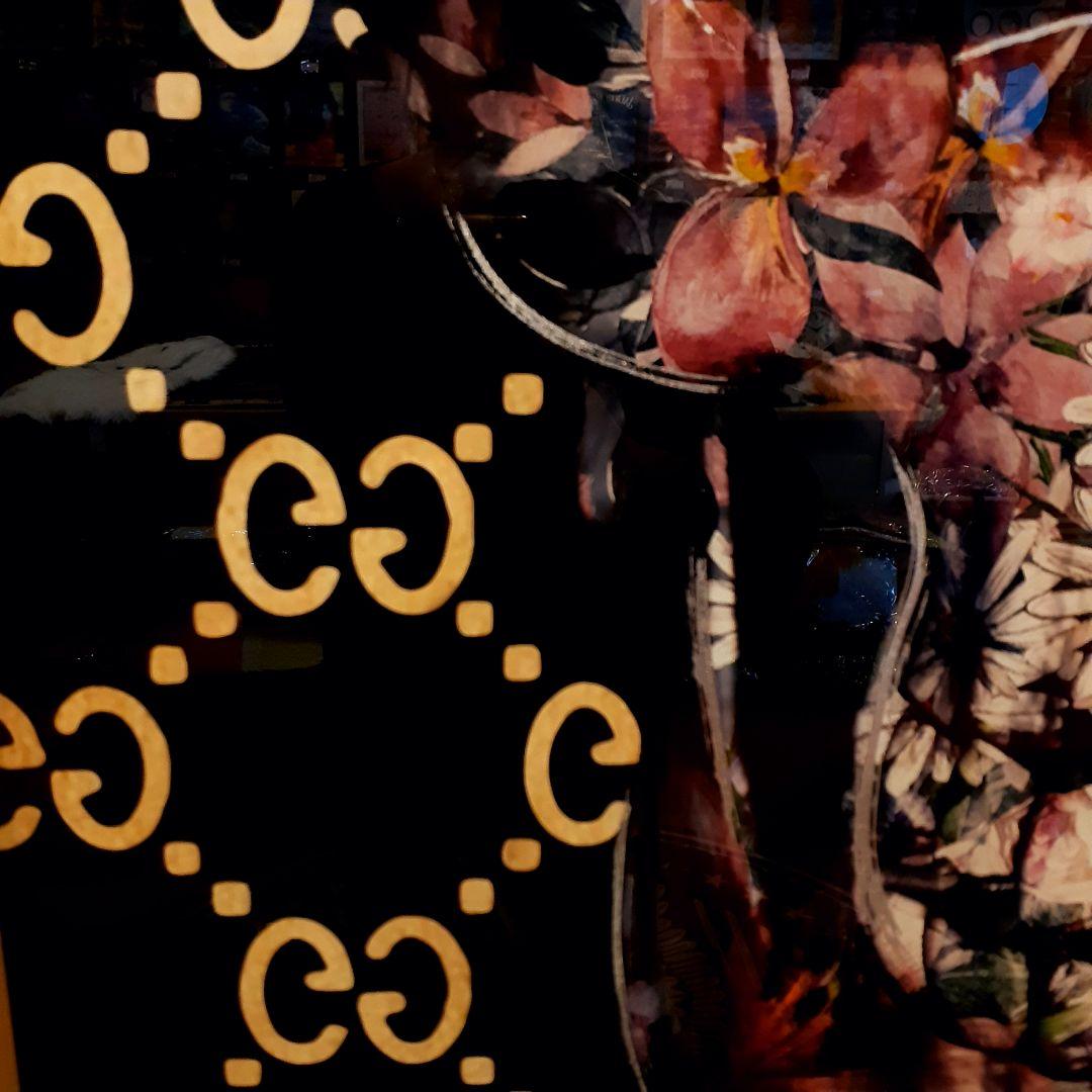輸入雑貨ミラーアートパネル『GUCCI』グッチ特殊強化ガラス仕様200cm