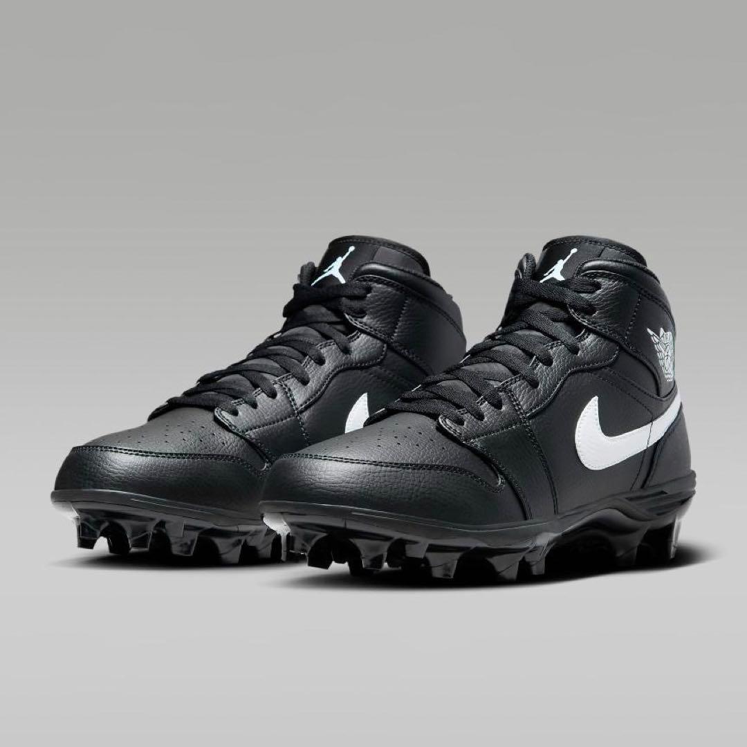 Jordan 1 Mid TD Black　アメフト スパイク 27.5cm　E