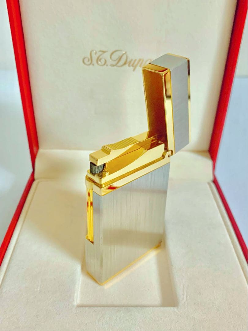 S.T.Dupont デュポン ガスライター ライン2 ヘアライン 16841