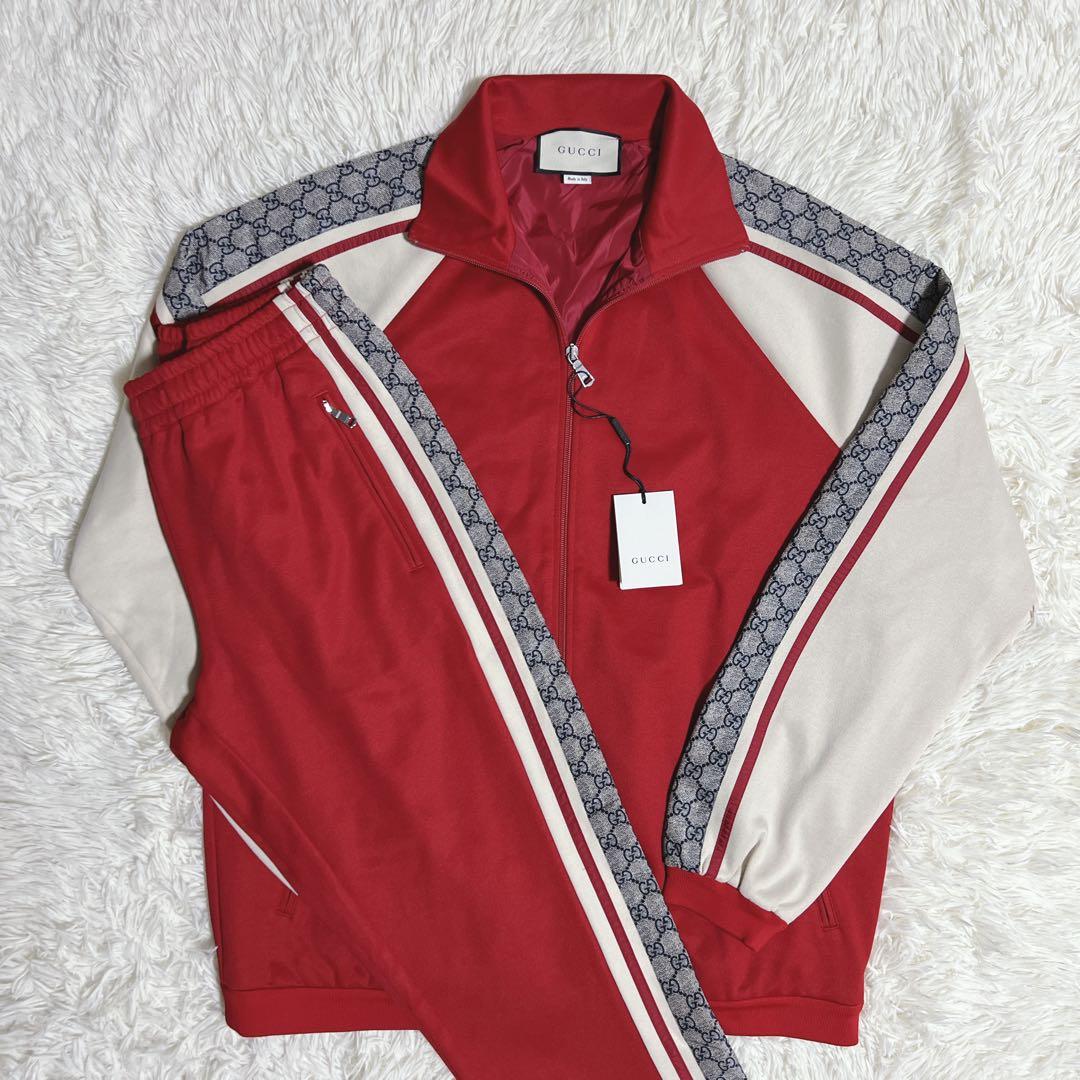 GUCCI グッチ テクニカル ジャージ セットアップ GG柄 M 極美品 - メルカリ