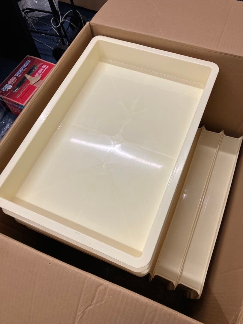 オリジナルキッチン・日用品・その他 - フードテナー クリーム色 12個