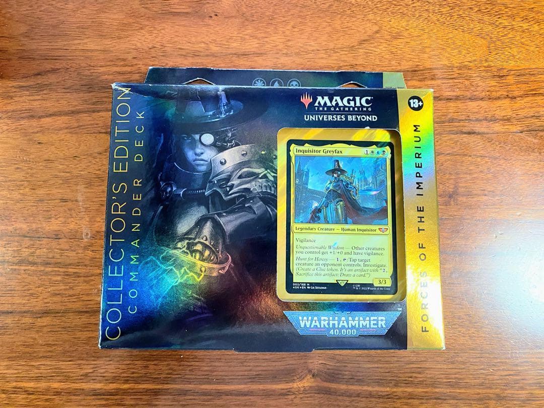 MTG ウォーハンマー 統率者デッキ 帝国の軍勢 コレクターズエディション
