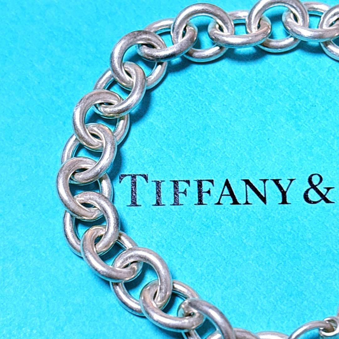 【美品】19.2cm ティファニー ハートタグ ブレスレット シルバー925