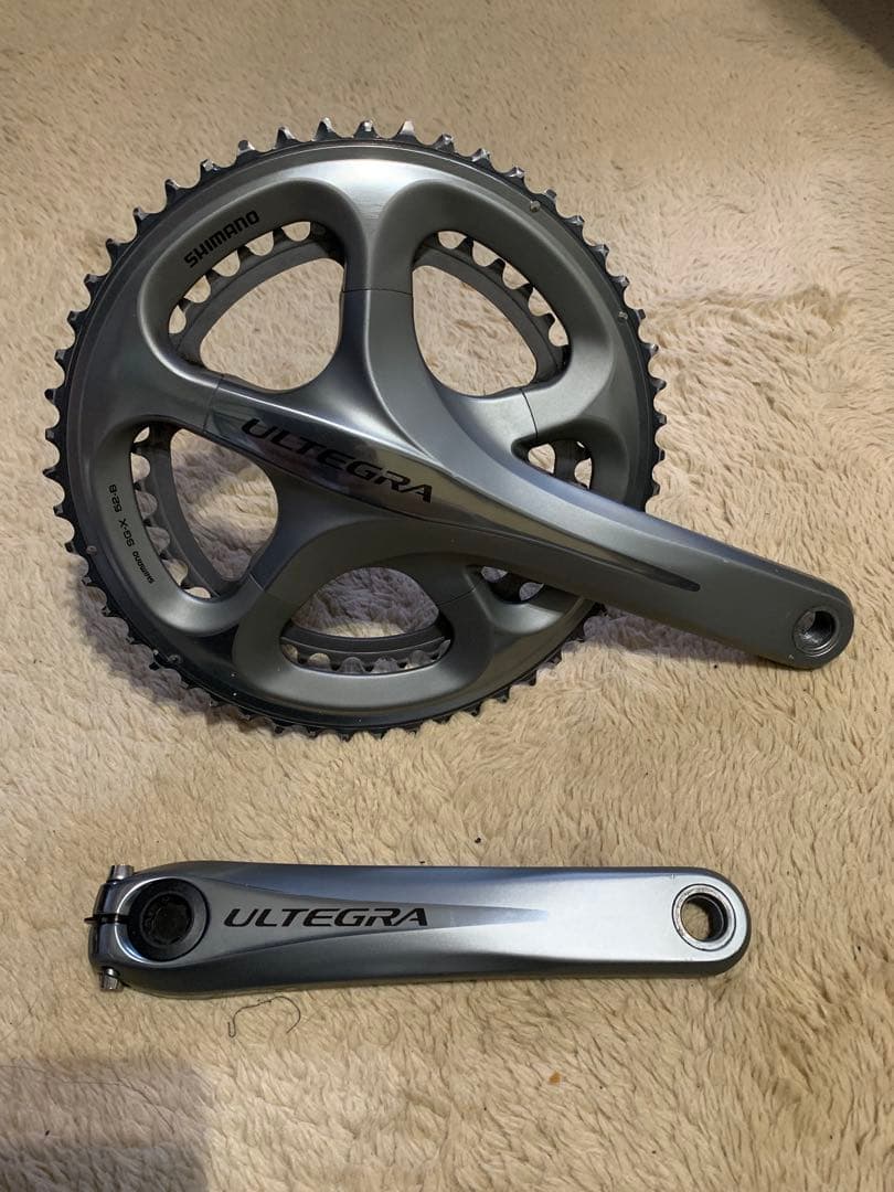 【美品】SHIMANO FC6700 ULTEGRA52/39T クランクセット SHIMANO 「シマノ」 ULTEGRA FC-6700 52-39T 170mm クランクセット