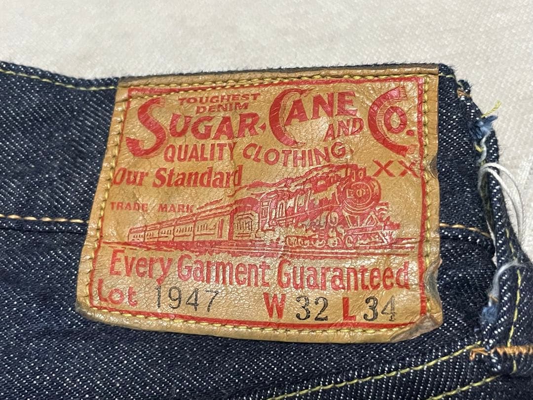SugarCane 1947 14.25oz 新品 W32 股下77cm