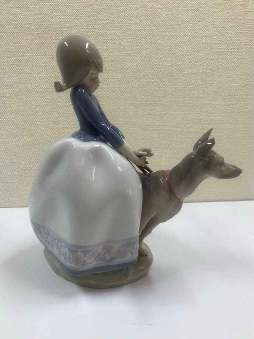 リヤドロ Not So Fast フィギュリン 少女と犬LLADRO リヤドロ そんなに