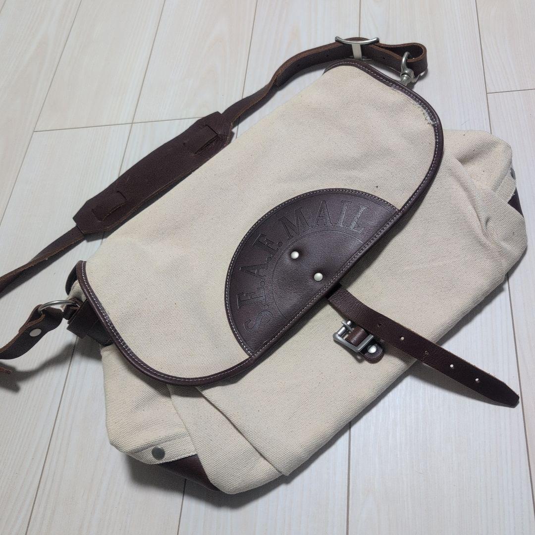 【完売品】世田谷ベース 正式装備品 S.E.A.F メイルバッグ ベージュ S.E.A.F. パラシュート・トラベリングバッグ | 世田谷ベース正式装備品