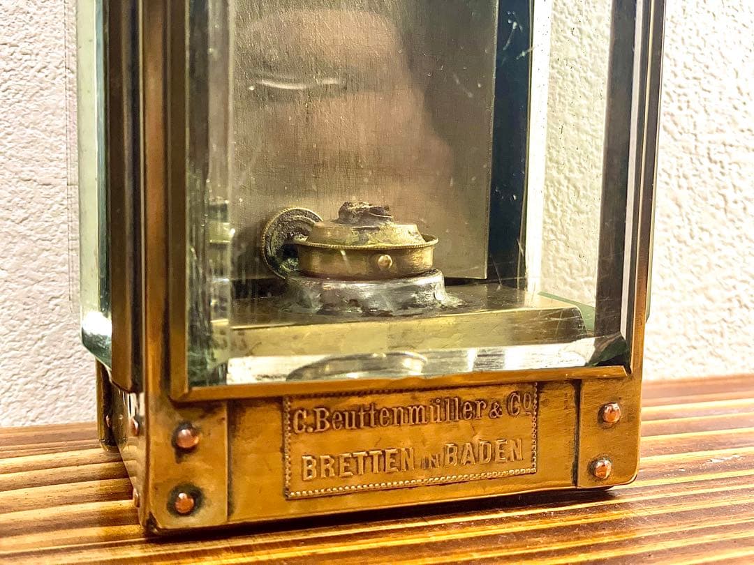 極希少】C. Beuttenmüller&Coビンテージランタン3面プリズム - メルカリ