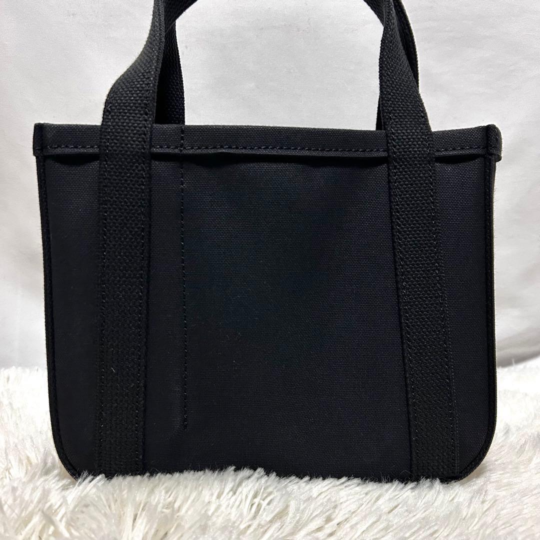 chacoli トートバッグ キャンバス スモール ブラック レザー