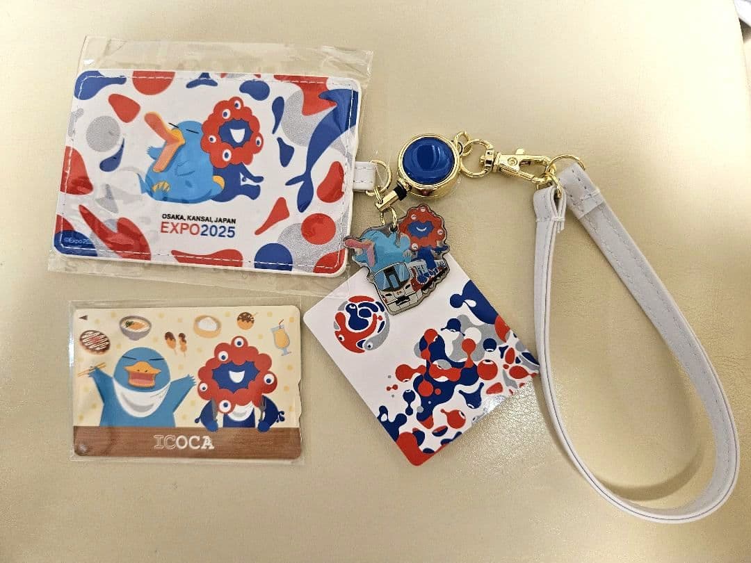 スニフ 大阪万博 ミャクミャク イコちゃん icoc合皮パスケース セット 41xvcNKlrZL._AC_UF350,
