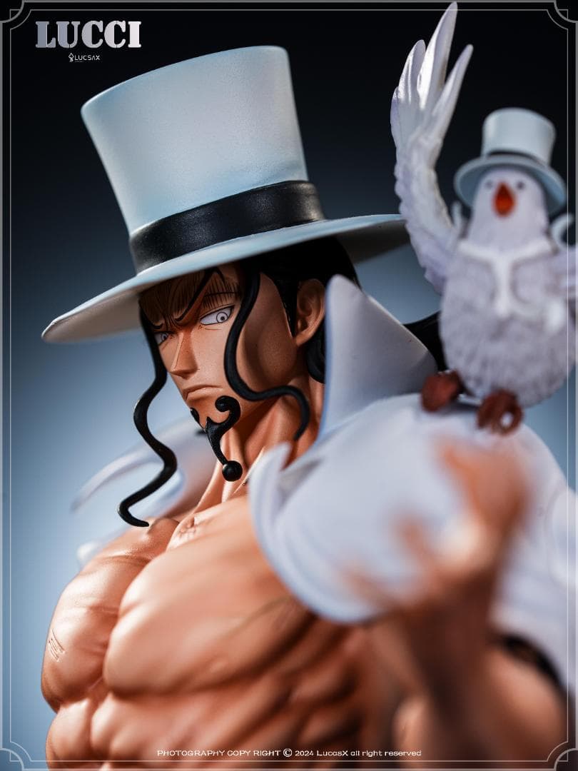 ワンピース CP0 ロブ・ルッチ フィギュア ガレージキット 塗装済み完成