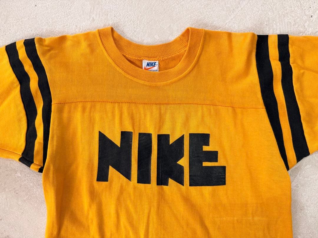 ゴツナイキ フットボールTシャツ 70's - メルカリ