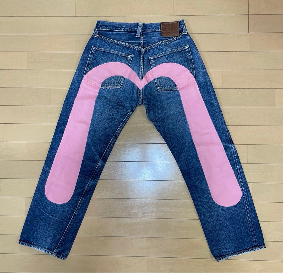 EVISU No.1 Lot.2000 W32×34 ホワイト大黒 ビッグカモメ EVISU No.1 2000