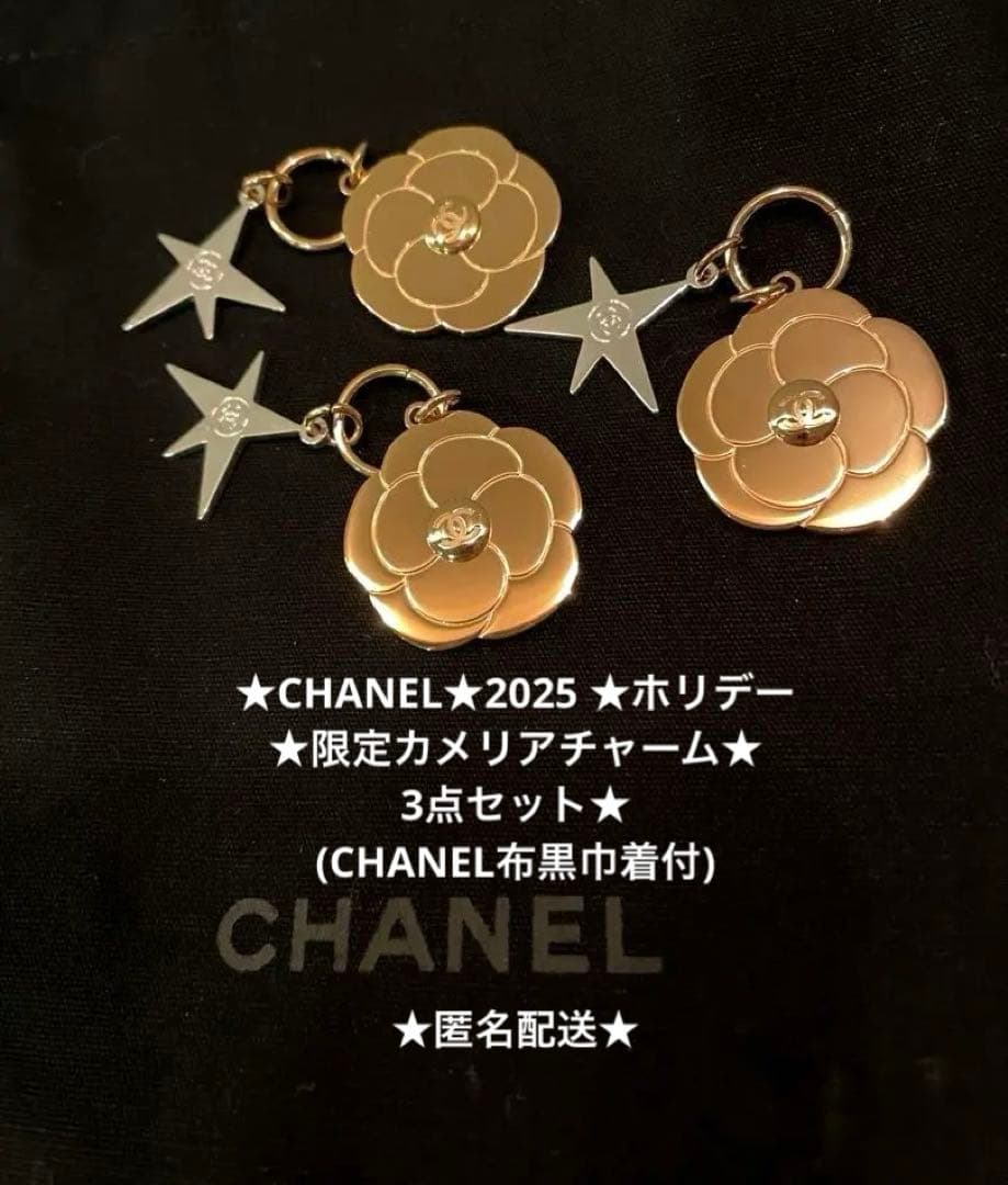 CHANEL シャネル 2025 ホリデー チャーム セット 巾着 - メルカリ