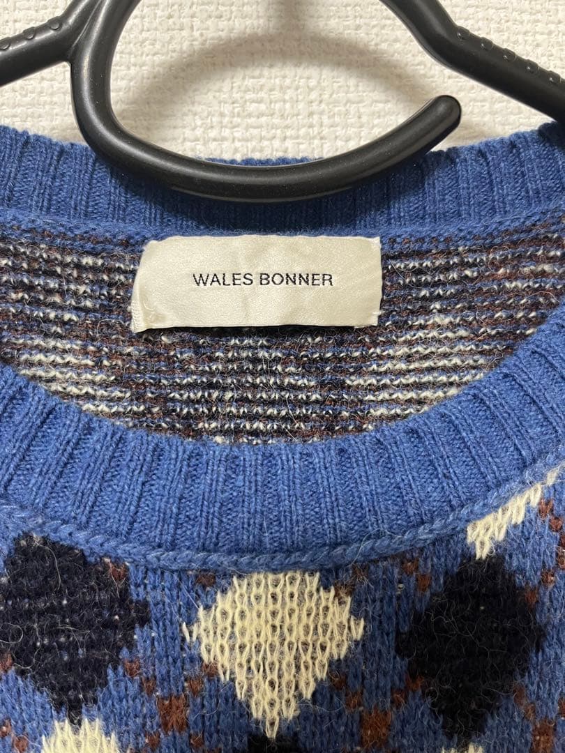 walesbonner アーガイルニット サイズ3 ours ローズ着用 - メルカリ