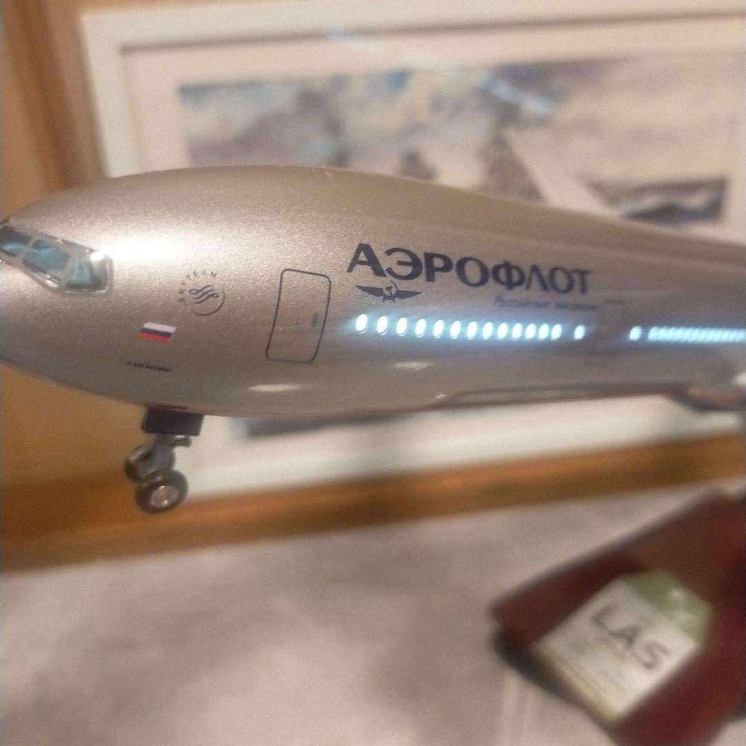 発光機能つき…ロシア／アエロフロート、ボーイング777 - メルカリ