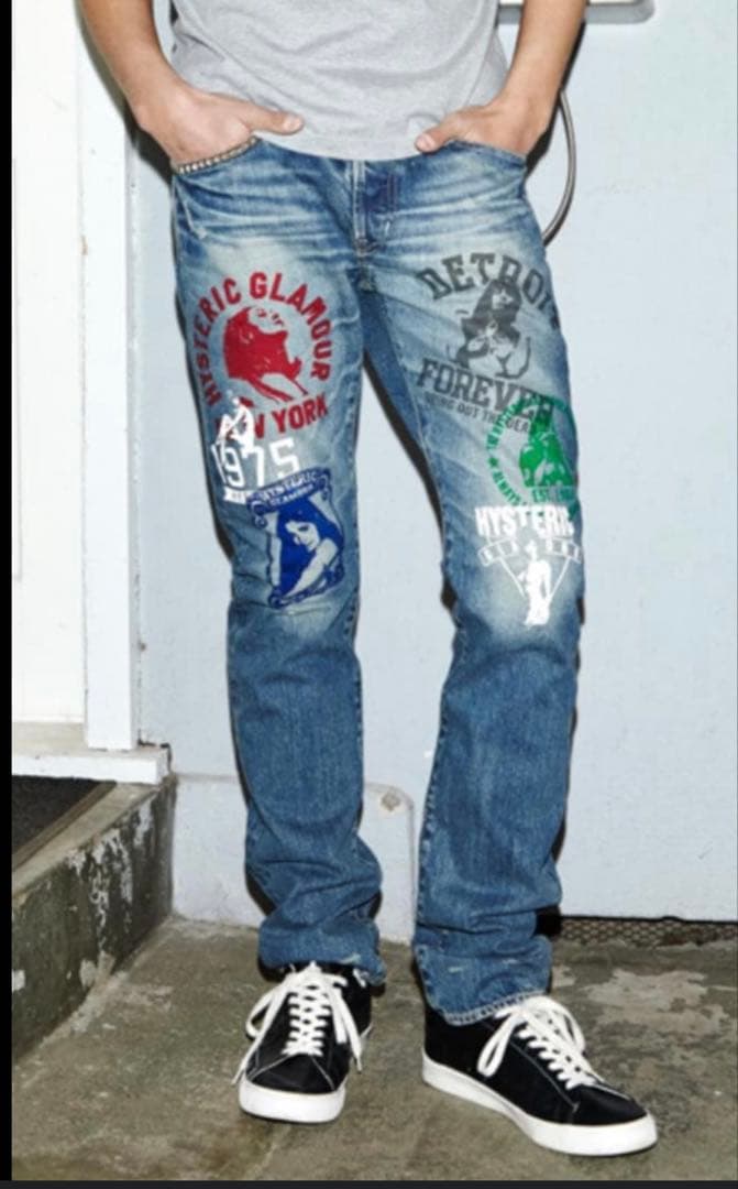 希少　HYSTERIC GLAMOUR ヒステリックグラマー サイズ32/32 Yahoo!オークション -「ヒステリックグラマー デニム 32」(メンズ