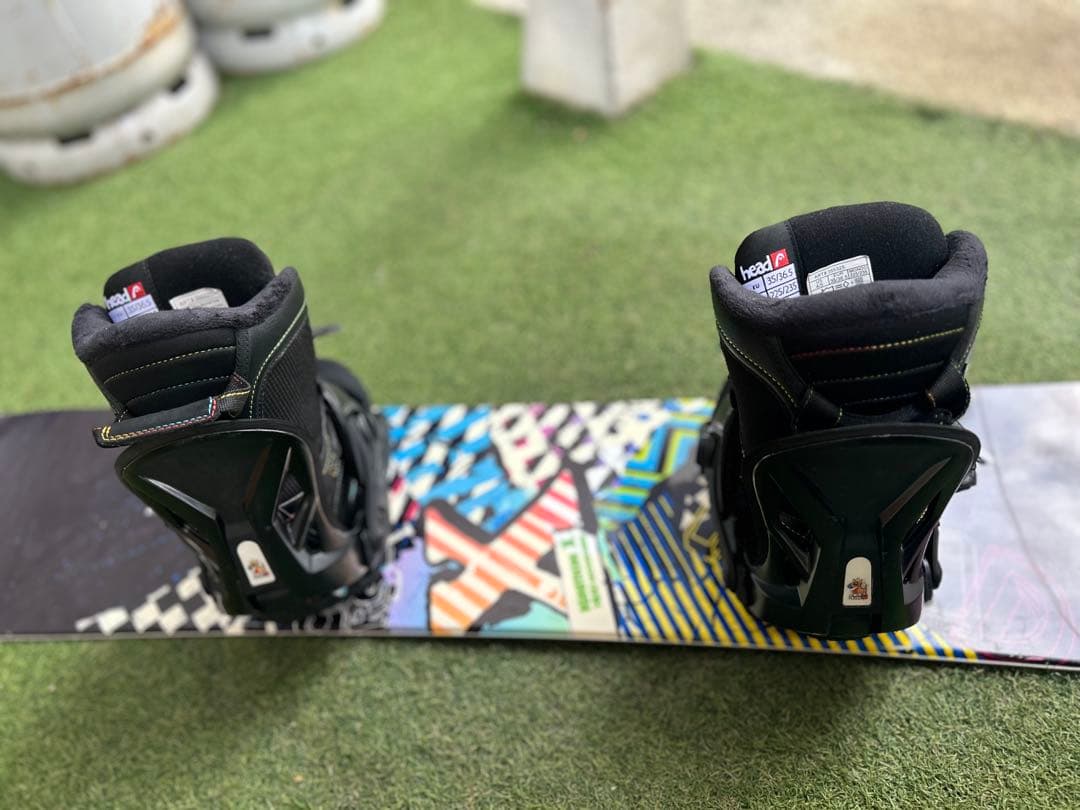 HEAD キッズ 3点セット / ボード127cm ブーツ22.5〜23.5cm