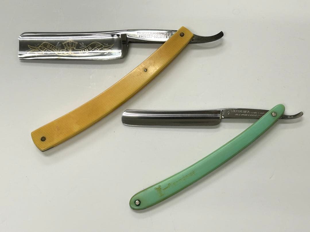 中古 BARBER'S KING FILARMONICA Filarmonica Straight Razor Black