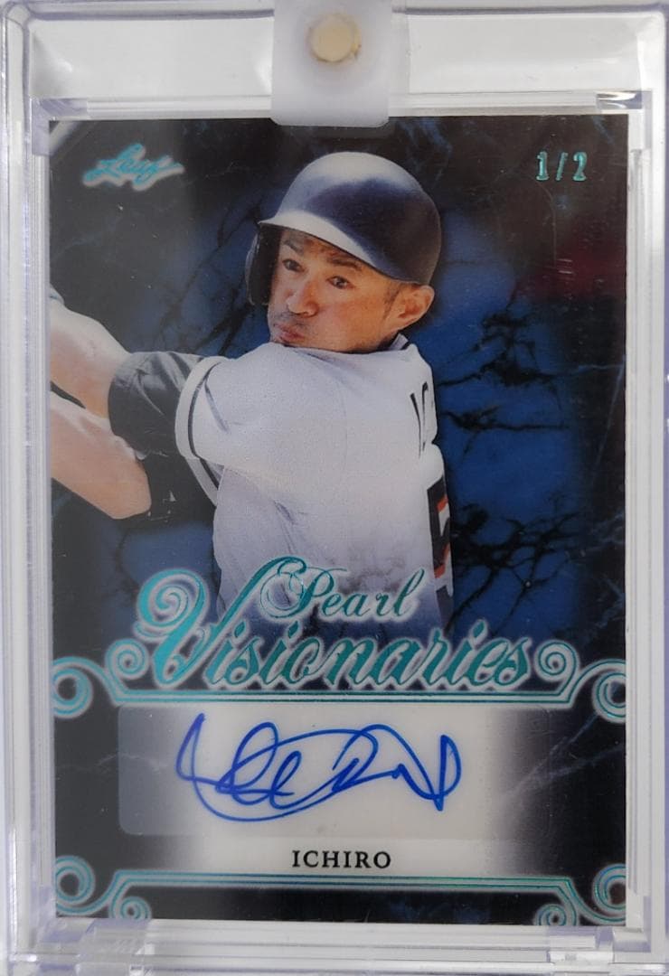 MLB★イチロー 19 Leaf Pearl 2枚限定直筆サインカード MLB☆イチロー 22 Leaf 25枚限定直筆サインジャージカード MLB