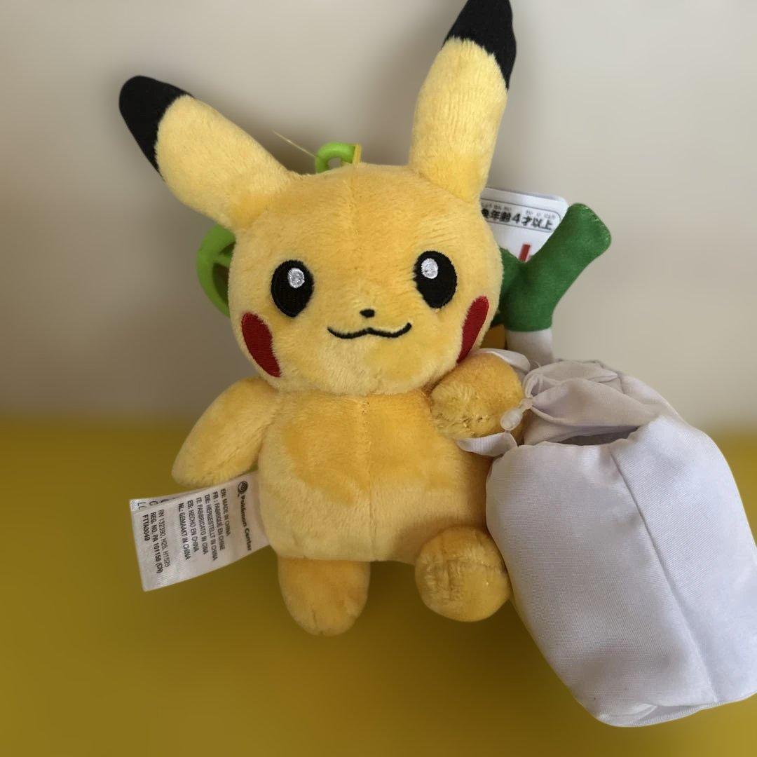 ピカチュウ ピカピカ マート エコバッグ ぬいぐるみ ポケセン ポケモン