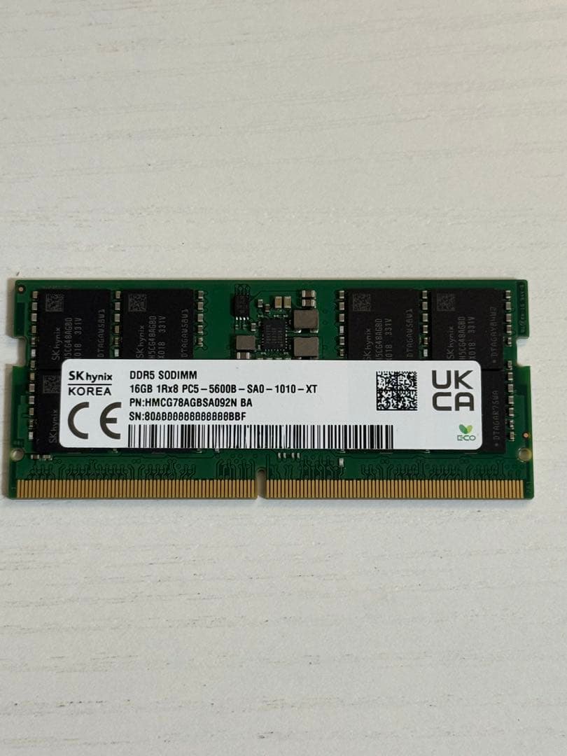 GIGABYTE A620M H マザーボード DDR5ー4800 8GB×2