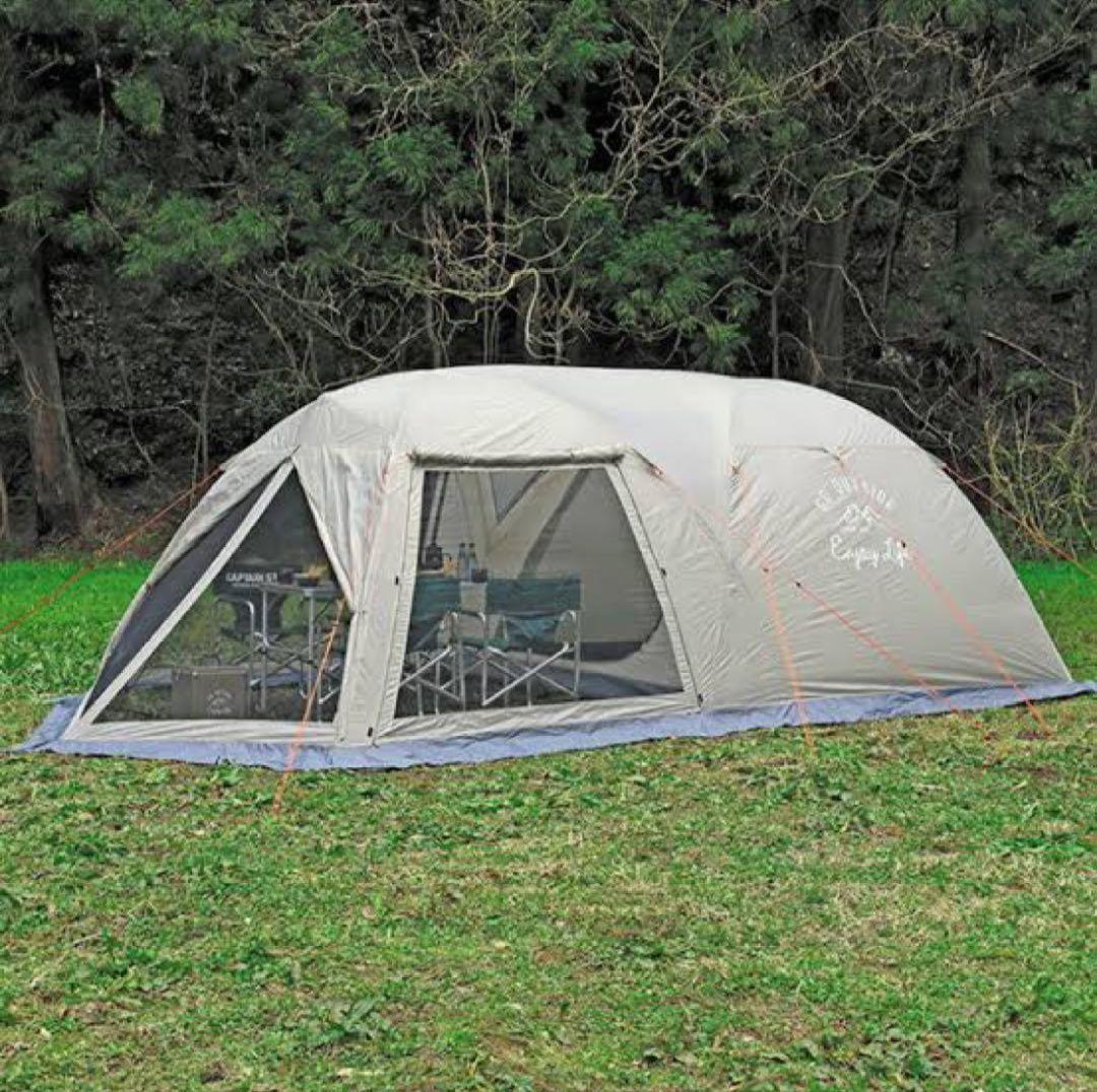 CAPTAIN STAG モンテ スクリーンツールームドームテント(5~6人用) モンテ スクリーンツールームドームテント(5~6人用) - アウトドア