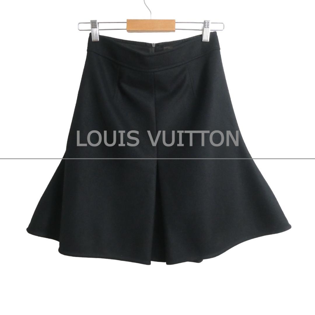 Louis Vuitton ウール タック 膝丈 スカート マーメイドスカート