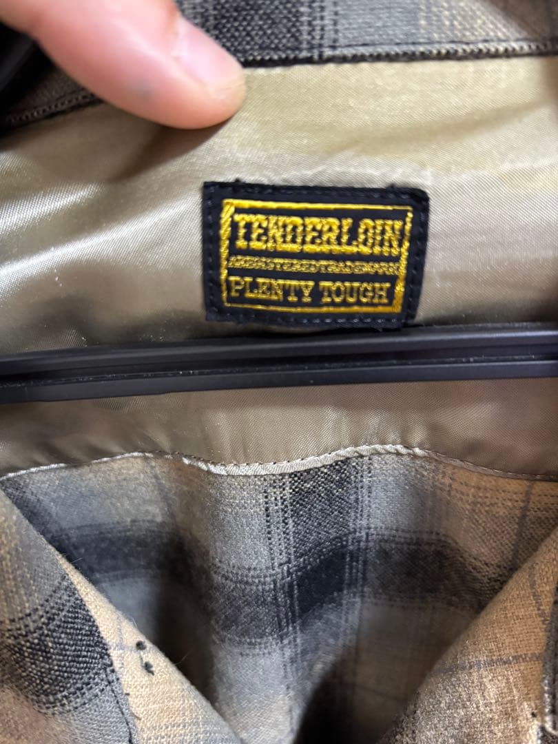08AW Mサイズ テンダーロイン T-WOOL SHT チェック キムタク - メルカリ