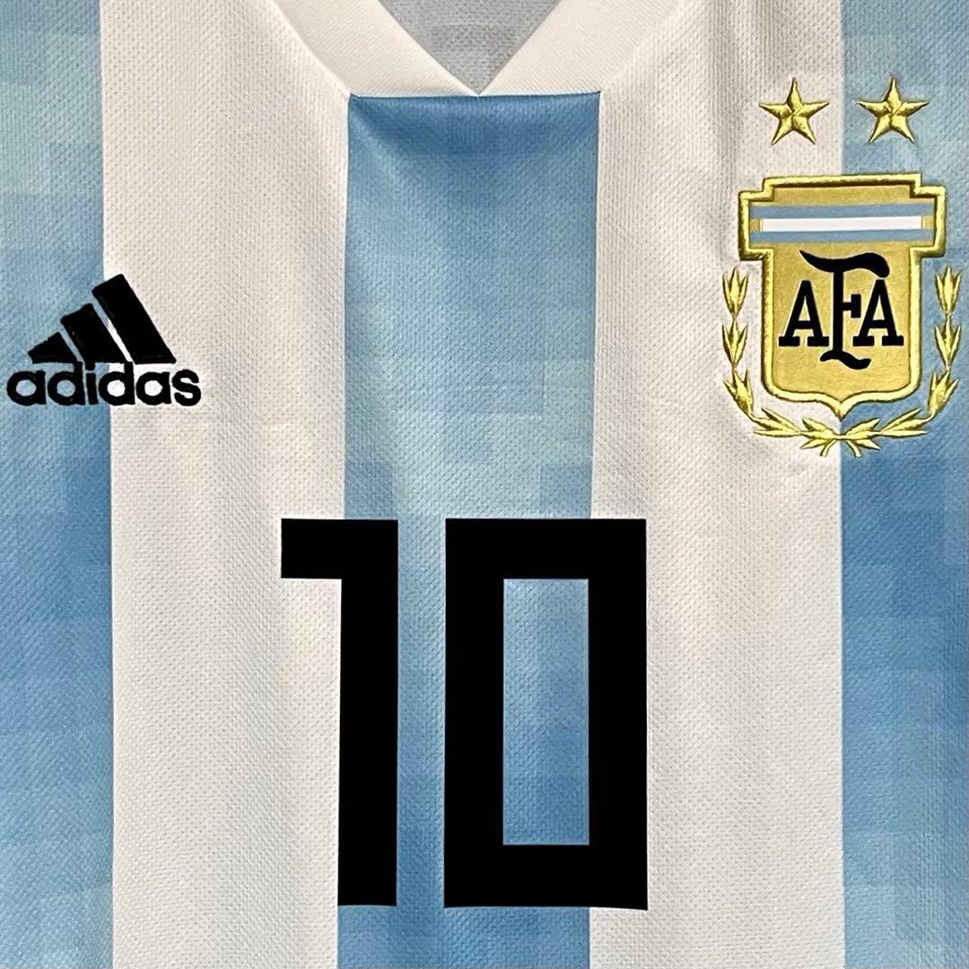 新品/タグ付き】2018ロシアW杯 アルゼンチン代表♯10メッシ【Lサイズ