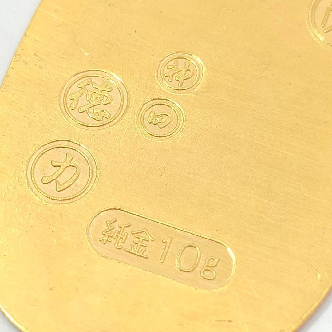 純金 K24 徳力 小判モチーフ オブジェ 置物 10.01ｇ A941