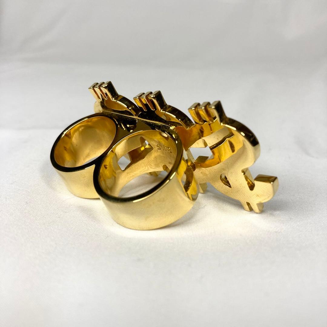 swagger スワッガー ring リング 指輪 ゴールド ドル sリング - メルカリ