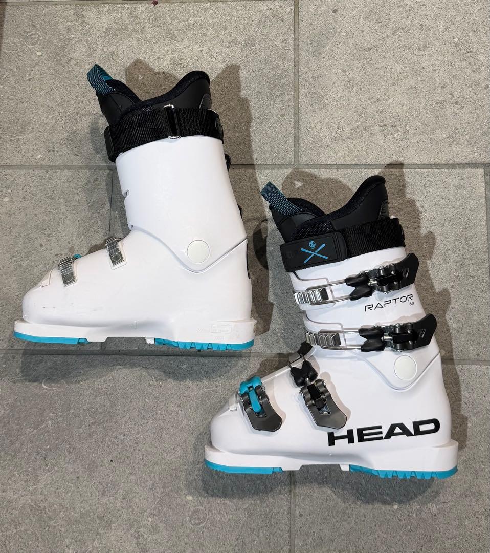 HEAD Raptor 子ども用スキーブーツ ホワイト　22/22.5 Head Youth Raptor 65 Ski Boots | Skis.com