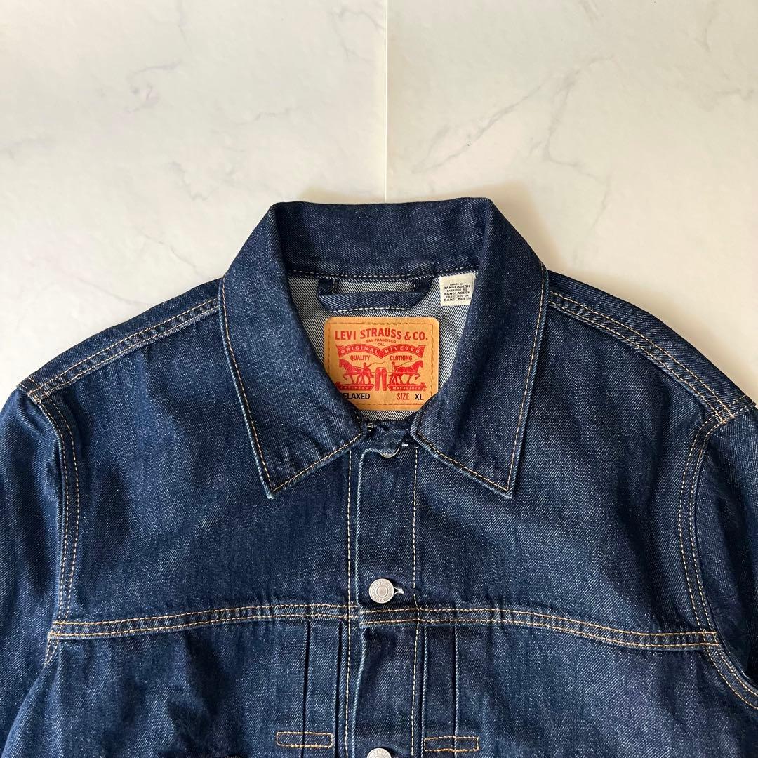 Levi's RELAXED 2nd セカンド デニムジャケット XL 濃紺 - メルカリ