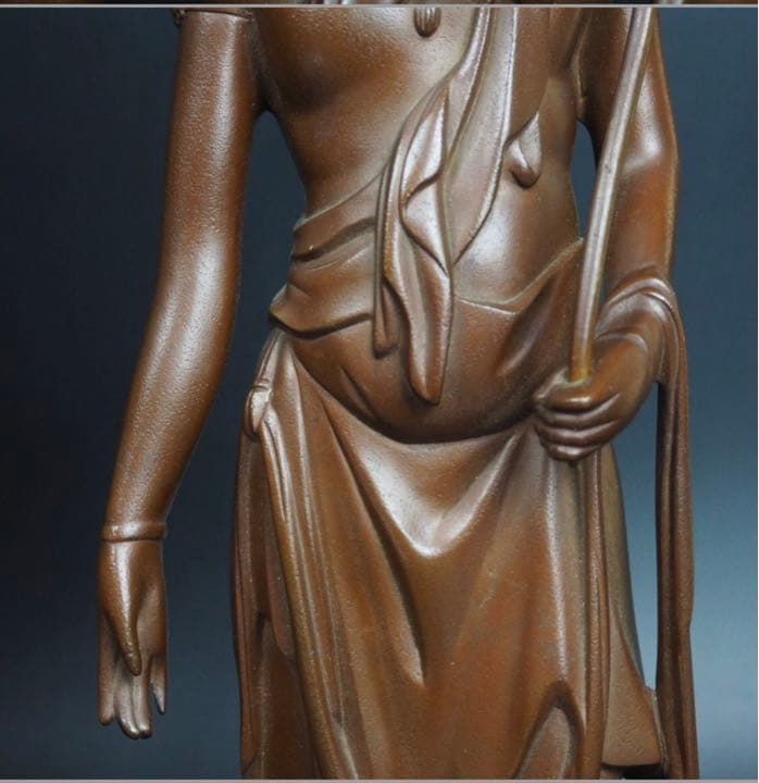 送料無料 高村光雲作 銅製聖観音之像 共箱 高さ38.5cm - メルカリ