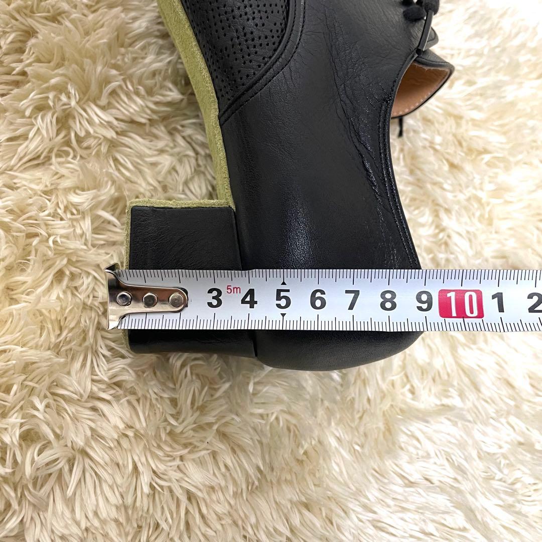 パッション　ティーチャーズシューズ　レザー 23.5cm 黒　社交ダンスシューズ